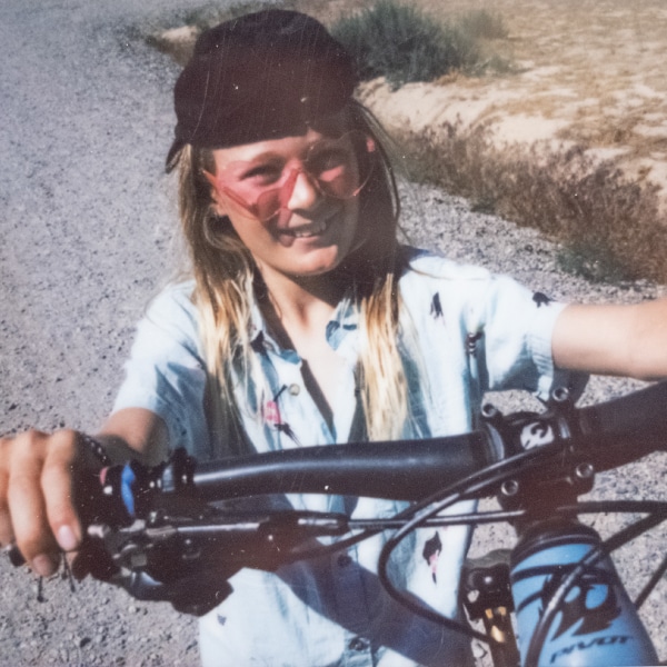 Dax Macomber on a bike